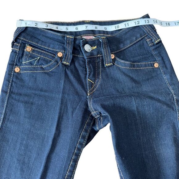 True Religion Becky Dark Wash Super T Jeans Size 26 - Picture 12 of 16